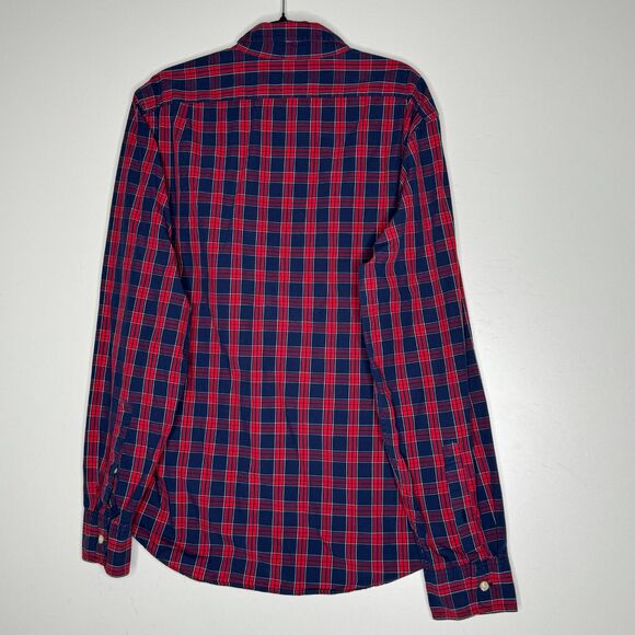 J. Crew Slim Fit Plaid Long Sleeve Button Down Shirt Cotton Men's Size Large - Picture 5 of 6